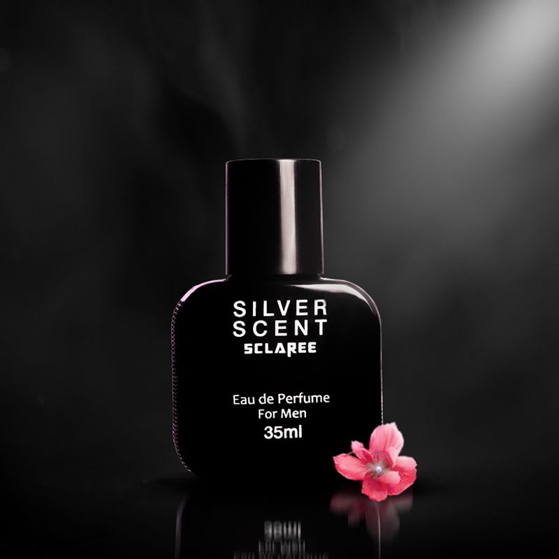 عطر جیبی مردانه اسکلاره مدل Silver Scent با رایحه گرم و تند حجم 35 میلی لیتر -  - 2