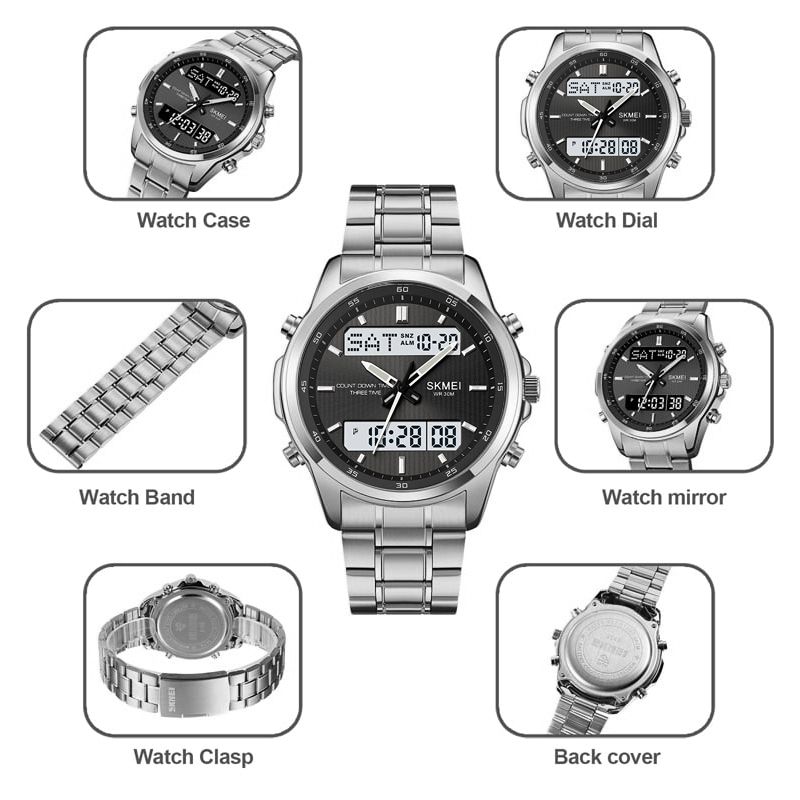 ساعت مچی عقربه‌ای مردانه اسکمی مدل 2049 SIBK -  - 5