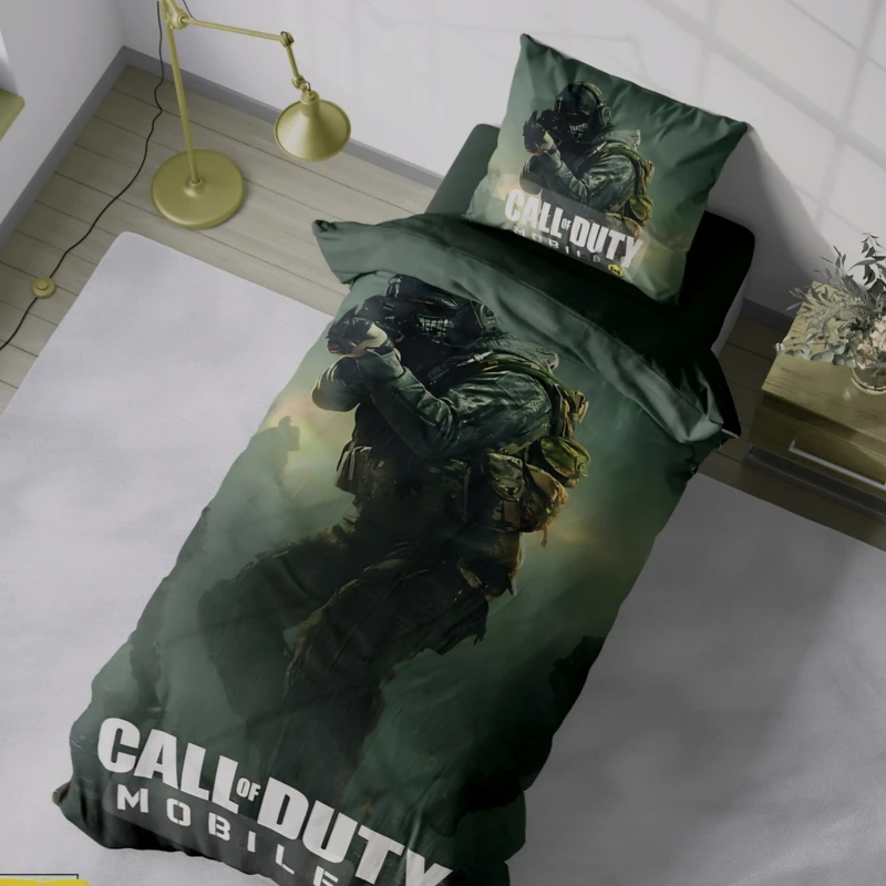 سرویس خواب یک نفره 4 تکه مدل کال آف دیوتی 120 کد 1375