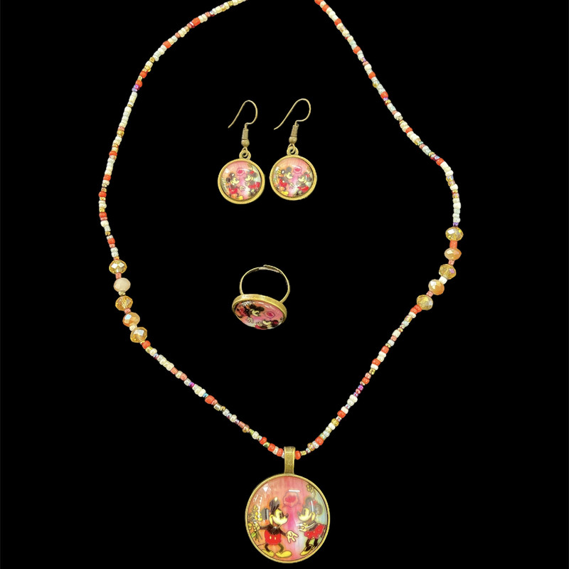 نیم ست دخترانه مدل میکی‌موس