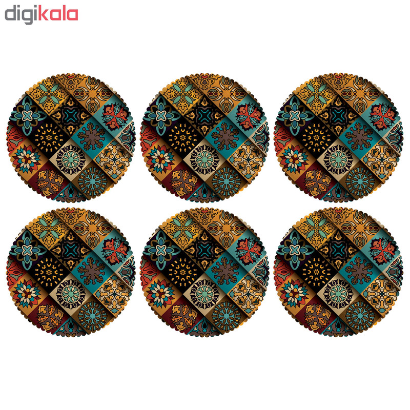 زیر لیوانی مدل C2-42524 بسته 6 عددی