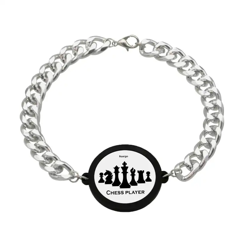 دستبند ناکسیگو مدل شطرنج کد BZ7141