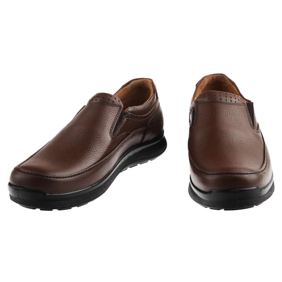 کفش روزمره مردانه آذر پلاس مدل چرم طبیعی کد 1A503 -  - 6
