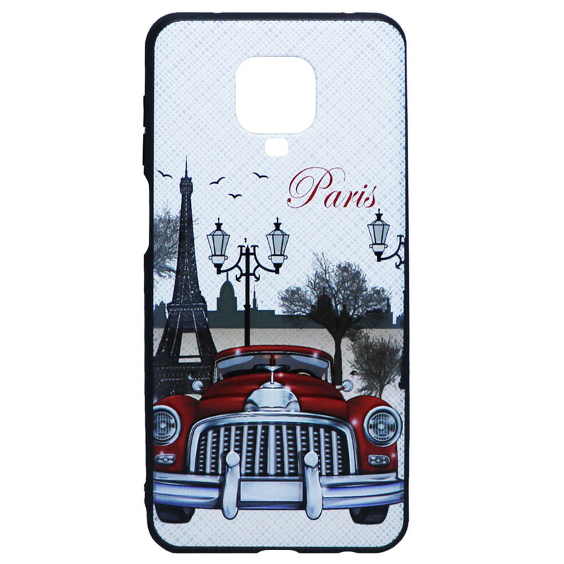 کاور طرح Eiffel and Car مدل MH-01 مناسب برای گوشی موبایل شیائومی Redmi Note 9s