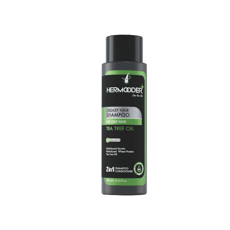 شامپو مو هرمودر مدل TEA TREE OIL حجم 400 میلی لیتر شامپو مو هرمودر مدل TEA TREE OIL حجم 400 میلی لیتر