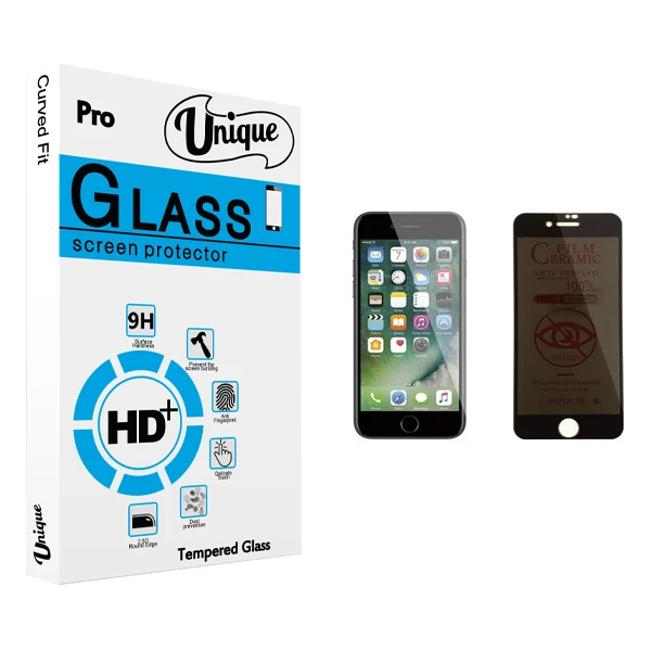 محافظ صفحه نمایش حریم شخصی يونيک مدل +Clear مناسب برای گوشی موبایل اپل iPhone 7
