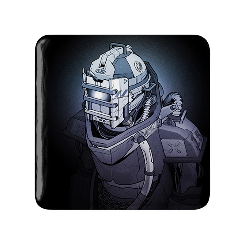 مگنت خندالو طرح بازی دد اسپیس (Dead Space) مدل مربعی کد 34985