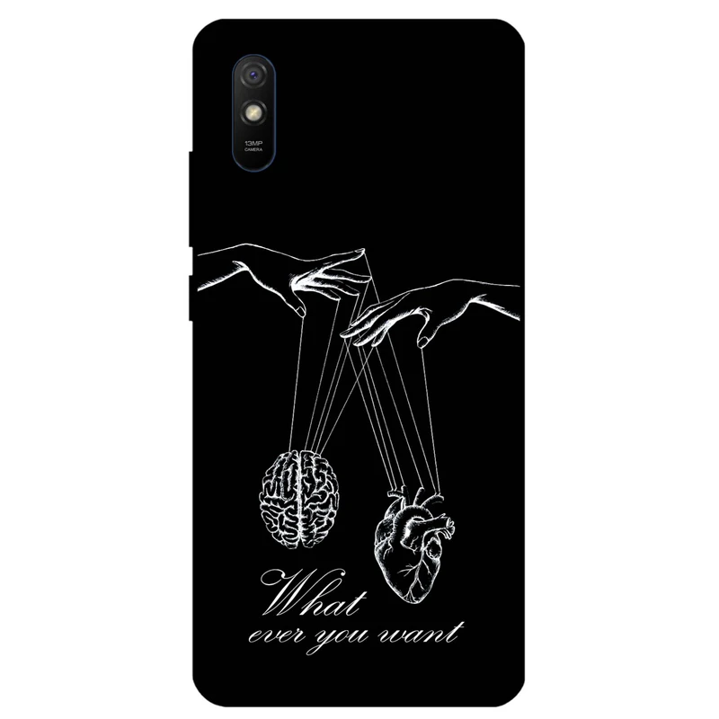 کاور مگافون طرح فکر و احساس مدل 1899 مناسب برای گوشی موبایل شیائومی Redmi 9A / 9AT 