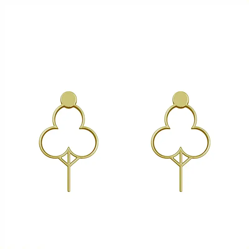 گوشواره طلا 18 عیار زنانه مدوپد مدل درخت کد GA1-15781