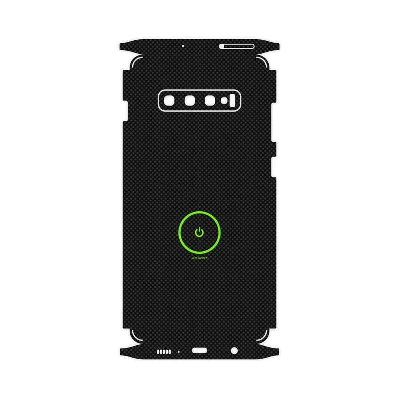 برچسب پوششی ماهوت مدل Minimal Power Button-FullSkin مناسب برای گوشی موبایل سامسونگ Galaxy S10 Plus