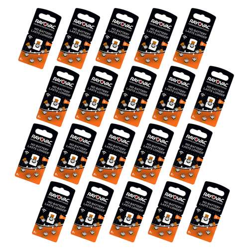 باتری سمعک ریوواک مدل 6-13 مجموعه 120 عددی