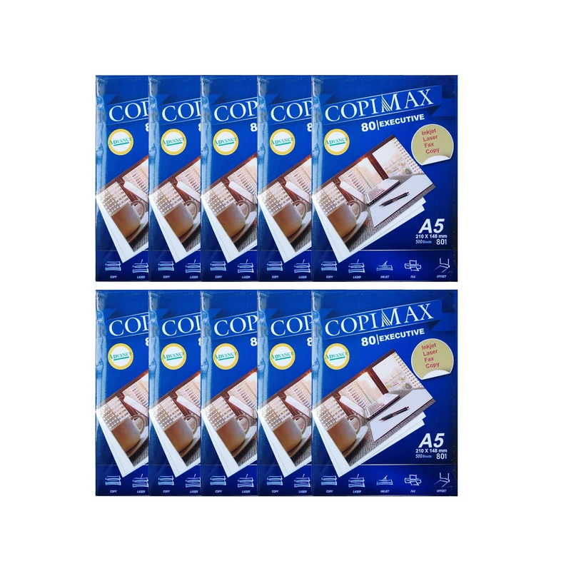 کاغذ A5 کپی مکس کد 9910 بسته 5000 عددی