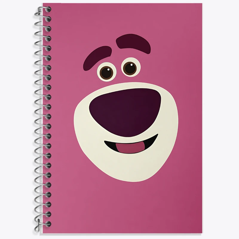 دفتر لغت 50 برگ خندالو طرح خرس لات هاگین کد N5207