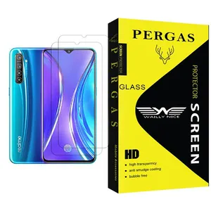 Waily Nice Pergas Glass MIX002 Screen Protector For Realme XT 730G Pack Of 2