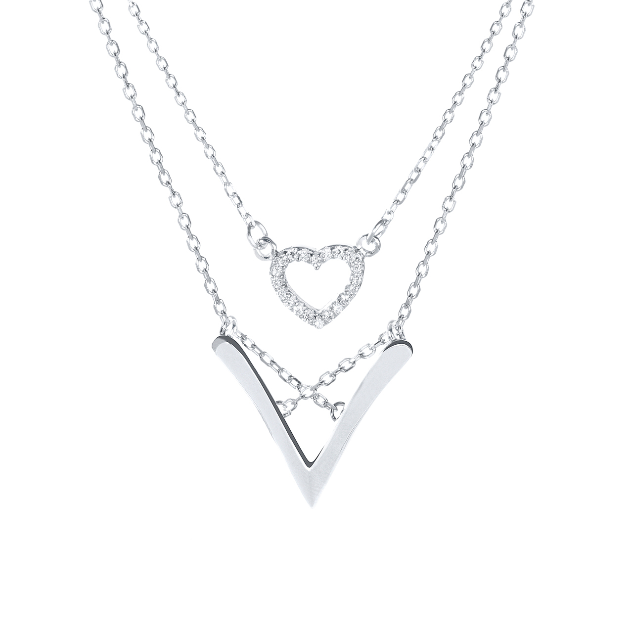 گردنبند نقره زنانه اقلیمه مدل GN240