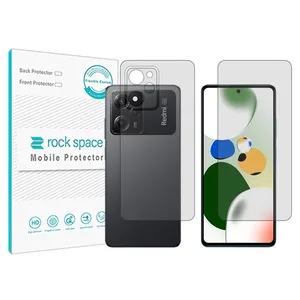 Rockspace transparent screen protector HyGEL model suitable for Xiaomi Redmi Note 12 Pro Speed mobile phone with back protector