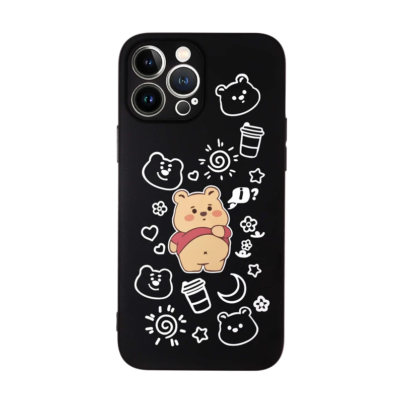 کاور قاب گارد طرح خرس تپل کد t6999 مناسب برای گوشی موبایل اپل iphone 13 Pro