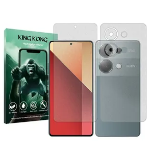 King Kong Tough model matte screen protector suitable for Xiaomi Redmi Note 13 Pro 4G mobile phone along with the back protector 