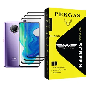 Waily Nice Pergas Glass MIX003 Screen Protector For Xiaomi Poco F2 Pro Pack Of 3
