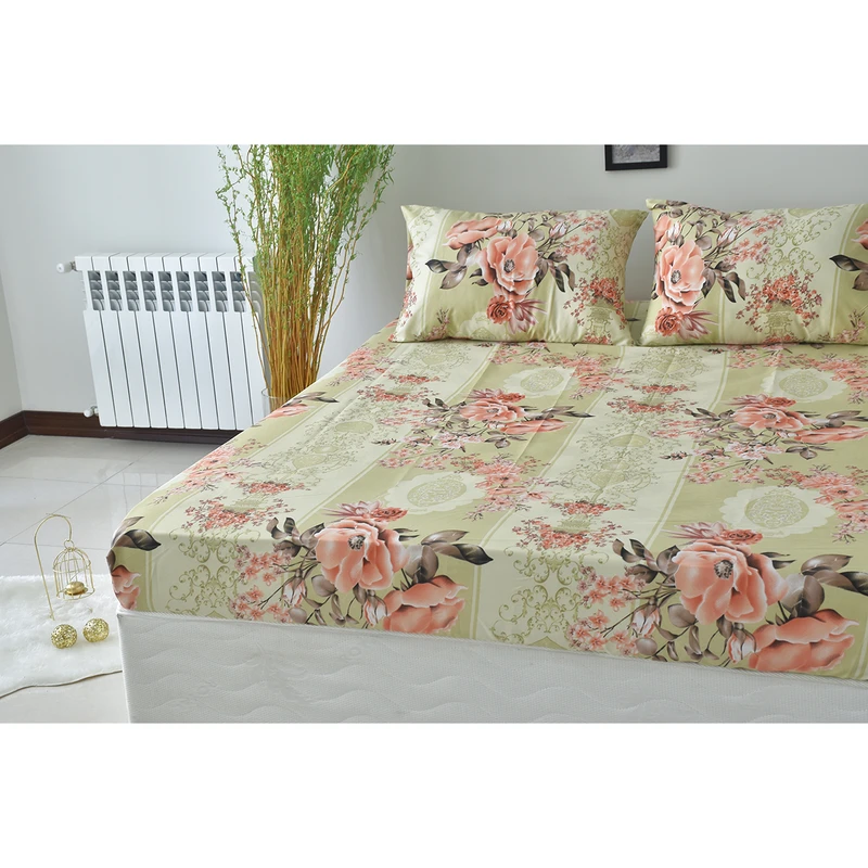 سرویس ملحفه بومرنگ مدل Hilma-120 یکنفره 2 تکه