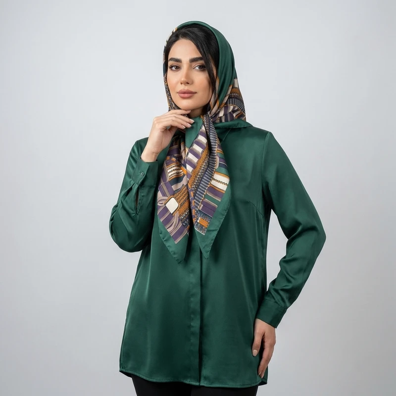 روسری زنانه مدل نخی کد 004
