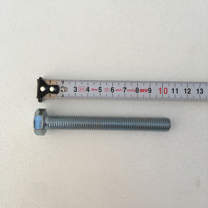 پیچ و مهره مدل Hex-12-100 بسته 2 عددی