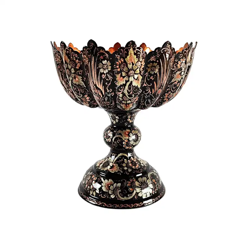 میوه خوری مسی مدل الماس تراش کد a023