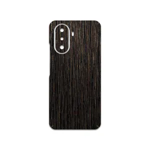 MAHOOT Dark-Gold-Stripes-Wood Cover Sticker for Huawei Nova Y70 Plus