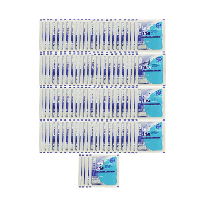 گاز استریل آریسا مدل 100 مجموعه 100 عددی