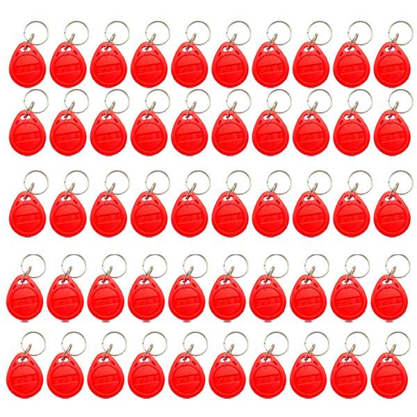 تگ RFID مدل جاسوئیچی کد 125KHZ Em-125-R بسته 50 عددی