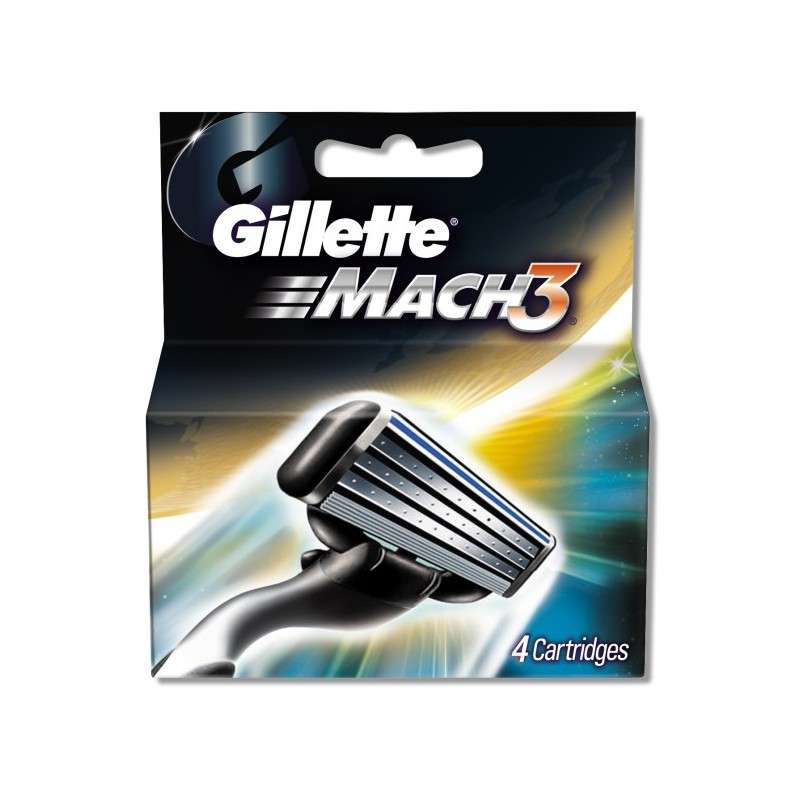 تیغ یدک ژیلت مدل MACH 3 بسته 4 عددی تیغ یدک ژیلت مدل MACH 3 بسته 4 عددی