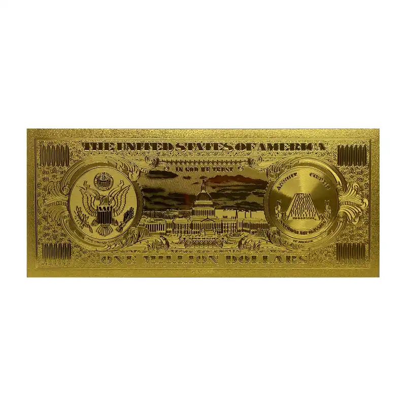 اسکناس تزیینی طرح یک میلیون دلار