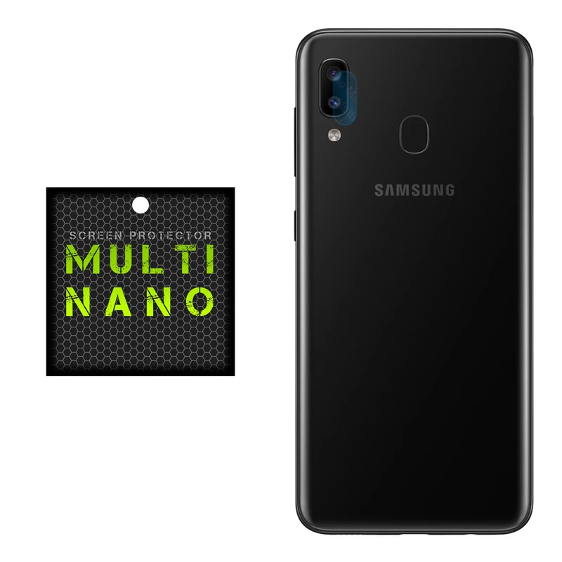 محافظ لنز دوربین مولتی نانو مدل Pro مناسب برای گوشی موبایل سامسونگ Galaxy A20