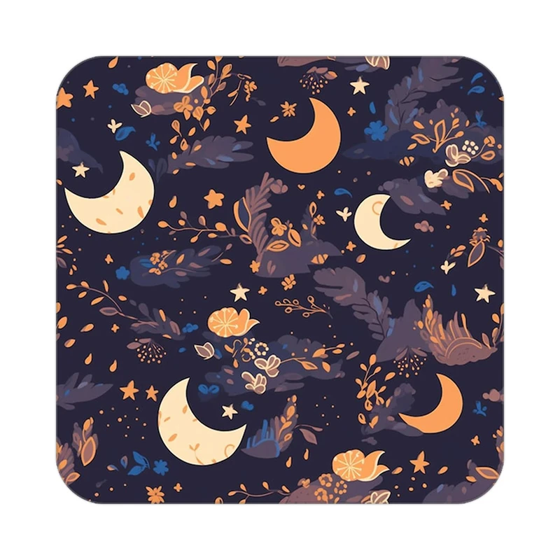 زیر لیوانی کاکتی طرح ماه و ستاره مدل mp53189