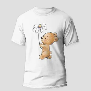 تی شرت آستین کوتاه زنانه مدل خرس تدی کد z003