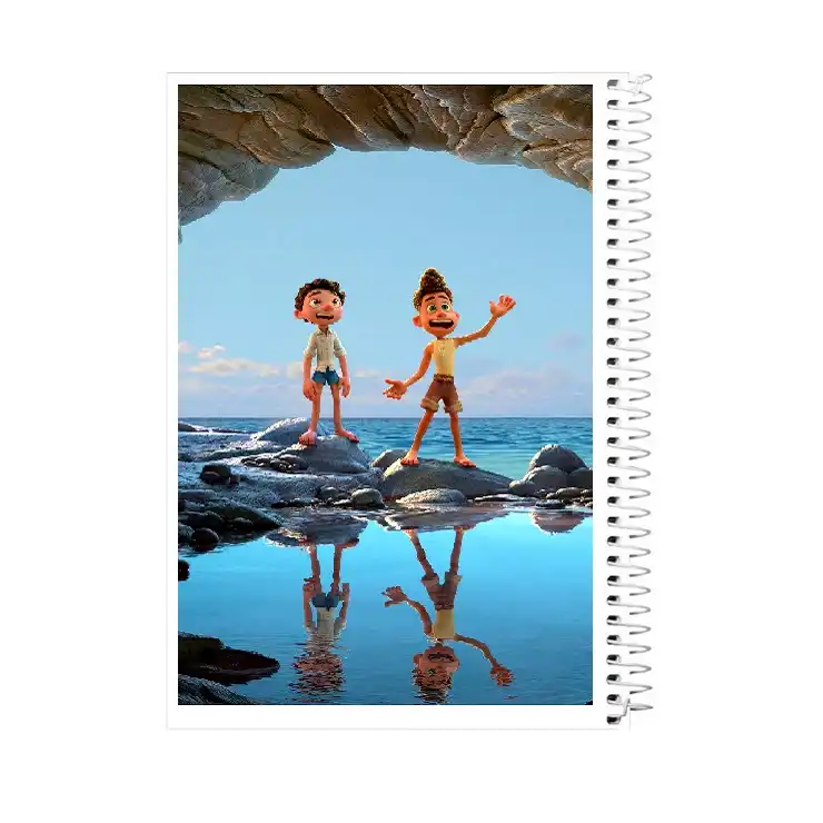 دفتر نقاشی 40 برگ دریا مدل انیمیشن لوکا طرح پسرانه کد 39