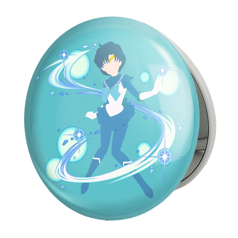 آینه جیبی خندالو طرح امی میزونو انیمه سیلور مون Sailor Moon مدل تاشو کد 17449 