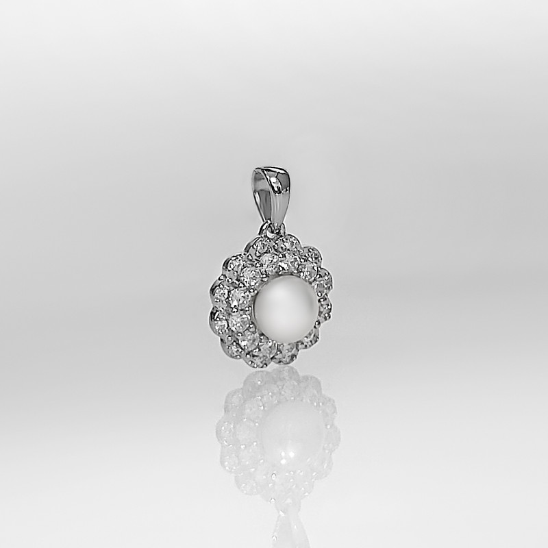 آویز گردنبند نقره زنانه اقلیمه کد VN426