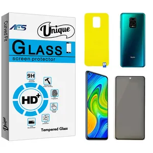 AFS Unique Privacy Screen Protector For xiaomi redmi note 9s With Back Protector