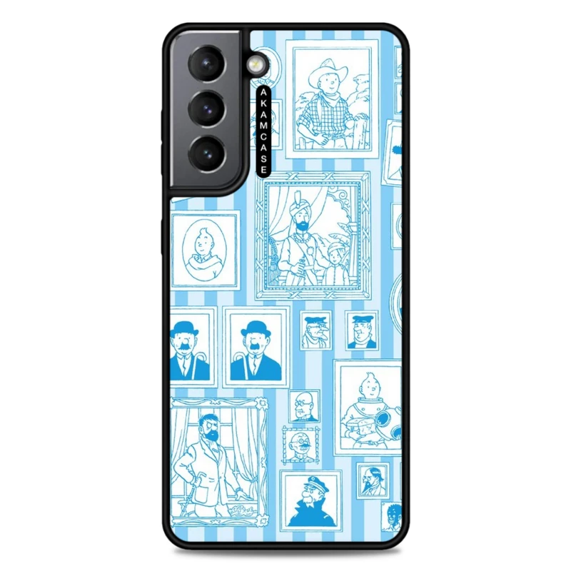 کاور آکام مدل AMC-WSGS21-TINTIN-24 مناسب برای گوشی موبایل سامسونگ Galaxy S21