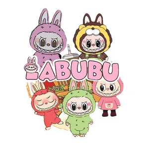 استیکر پارچه و لباس پاد آفرین طرح لبوبو کد 224