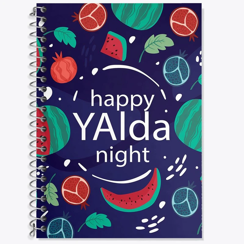 دفتر لغت 50 برگ خندالو مدل شب یلدا کد 10769