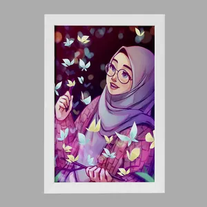 تابلو خندالو مدل دخترانه باحجاب کد 26008