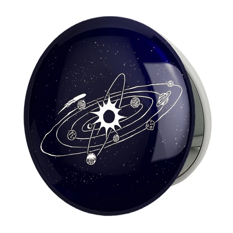 آینه جیبی خندالو طرح فضایی مدل تاشو کد 25144 