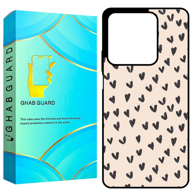 کاور قاب گارد طرح قلب مدل GCHPN134 مناسب برای گوشی موبایل شیائومی Redmi Note 13 4G