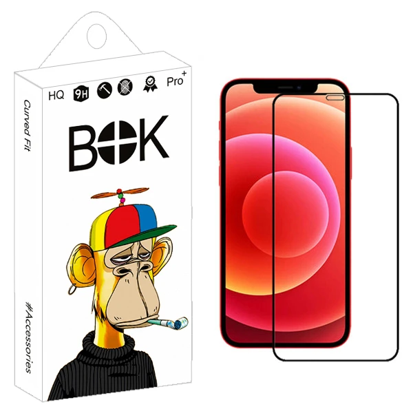 محافظ صفحه نمایش بوک مدل +HD مناسب برای گوشی موبایل اپل Iphone 12 ProMax