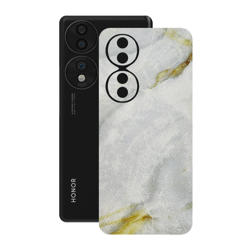 برچسب پوششی ریمکس مدل Leth طرح مرمر مناسب برای گوشی موبایل آنر 70