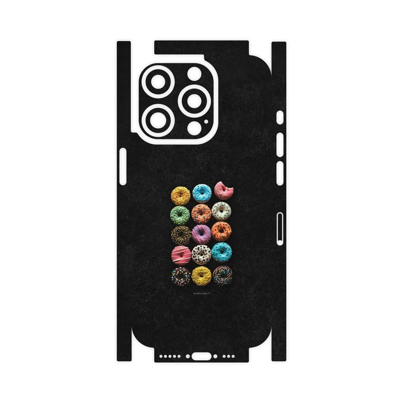 برچسب پوششی ماهوت مدل Doughnut-FullSkin مناسب برای گوشی موبایل اپل iPhone 15 Pro