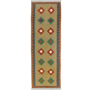 گلیم دستبافت کناره طول سه متر کد GB448