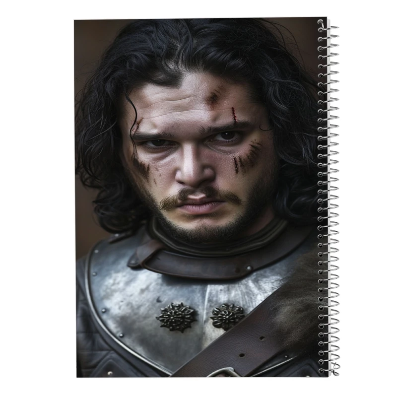 دفتر مشق 50 برگ مدوپد مدل بازی تاج و تخت GOT کد DF14338